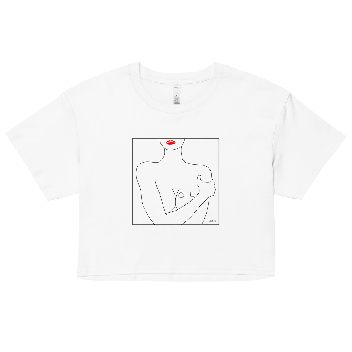 Tシャツ・カットソー No.1217 dollar crop half T (3color) Cropped Fit T-Shirt