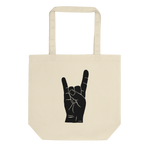 Hand Signals: Sign of the Horns Tote Bag