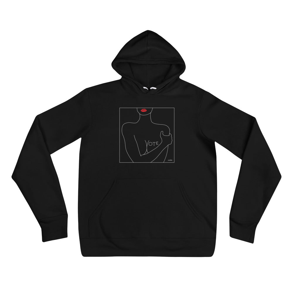 VOTE (No. 3) Hoodie, Black, Unisex – J.Bjork