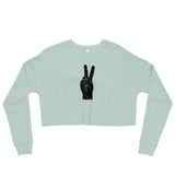 Hand Signals: Peace Cropped Sweatshirt (6 colors)