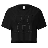 VOTE (No. 2) Cropped Tee, Black