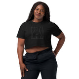 VOTE (No. 2) Cropped Tee, Black