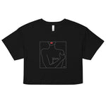 VOTE (No. 3) Cropped Tee, Black