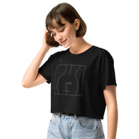 VOTE (No. 2) Cropped Tee, Black