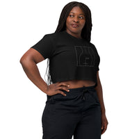 VOTE (No. 2) Cropped Tee, Black