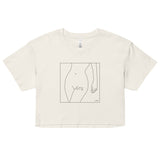 VOTE (No. 1) Cropped Tee, Off-White