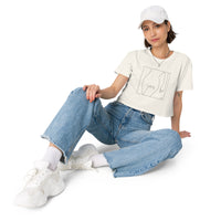 VOTE (No. 1) Cropped Tee, Off-White