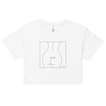 VOTE (No. 2) Cropped Tee, White