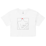 VOTE (No. 3) Cropped Tee, White