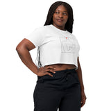 VOTE (No. 3) Cropped Tee, White