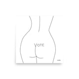 VOTE (No. 2) Poster, White