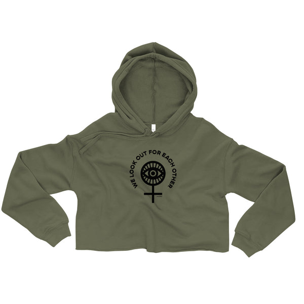 We Look Out For Each Other Cropped Hoodie (3 colors)