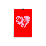 Stockholm Love, Poster (Red/Pink)