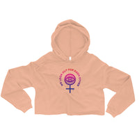 We Look Out For Each Other Cropped Hoodie (Rainbow)