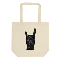Hand Signals: Sign of the Horns Tote Bag