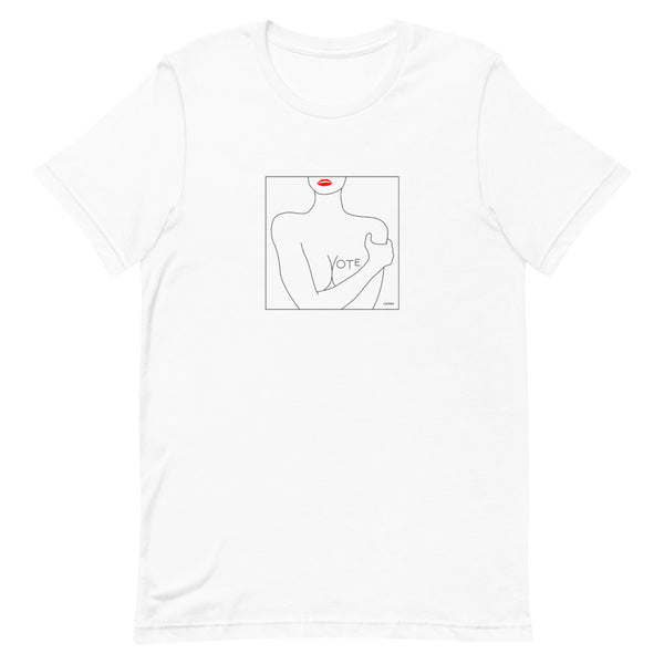 VOTE (No. 3) T-Shirt, White, Unisex