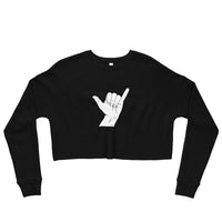 Hand Signals: Shaka Cropped Sweatshirt (6 colors)