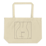 VOTE (No. 2) Large Eco Tote Bag (2 colors)
